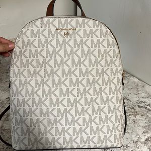 Michael Kors White Medium Size Book Bag